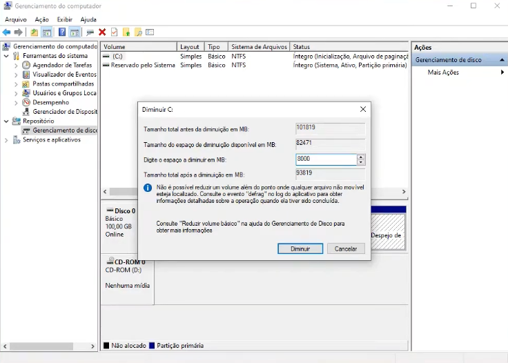 Como particionar o HD sem precisar formatar o windows – ANDROID4L